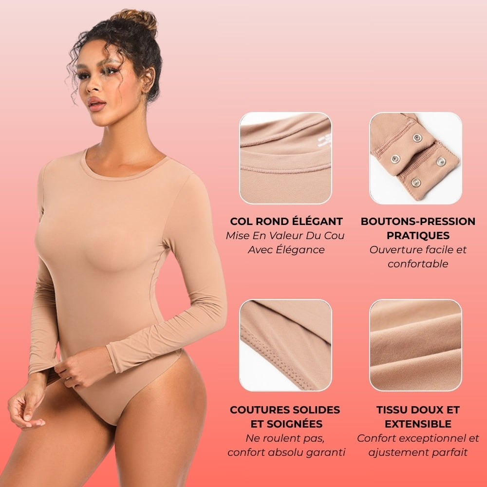 Body String Pour Femmes, Body à Manches Longues, T-shirt Gainant