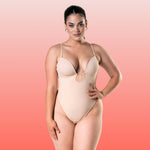 Body String Gainant à Décolleté Plongeant - BodySlim™