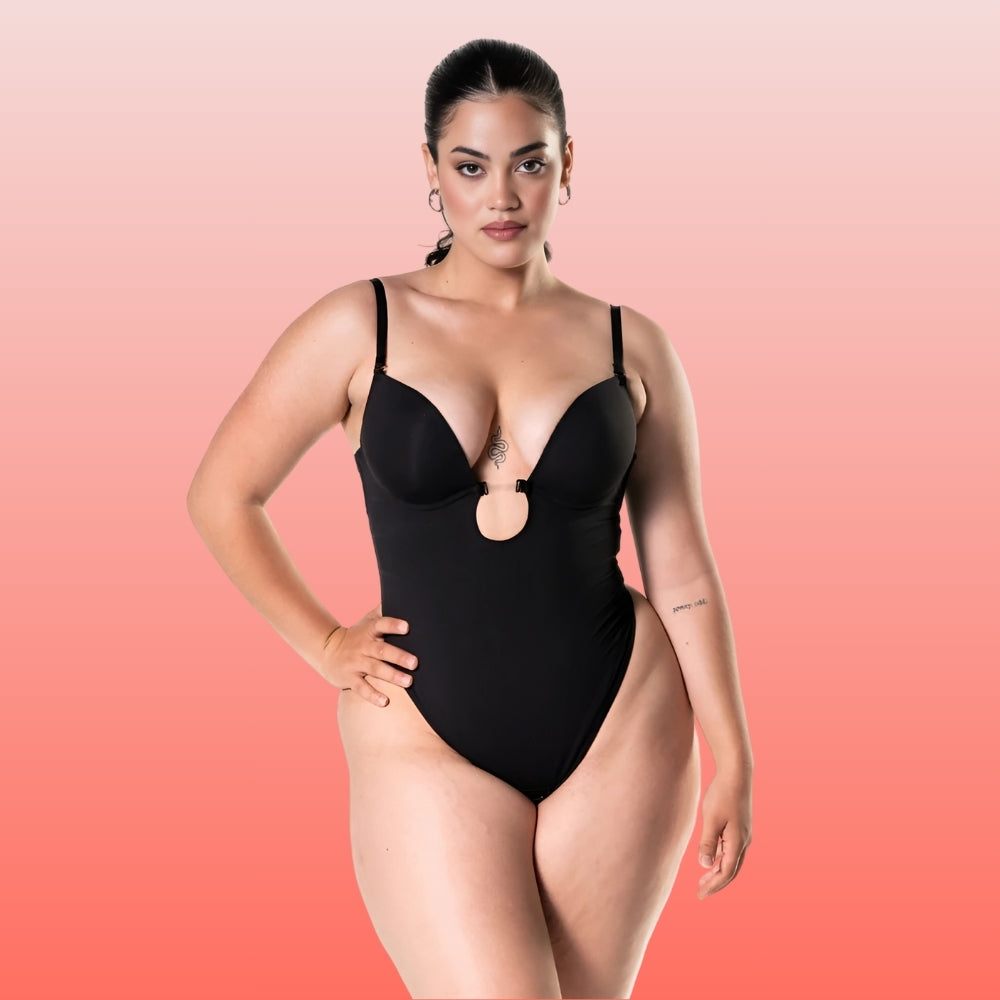 Body String Gainant à Décolleté Plongeant - BodySlim™